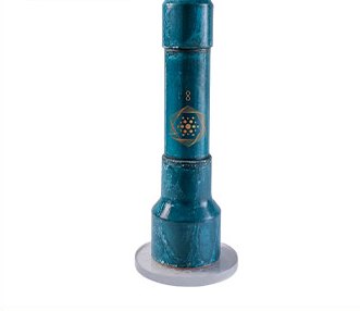 Aqua Energizer On-the-Go resting upright on its crystal clearing stand