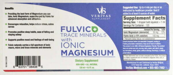 Veritas Medical Fulvic Minerals