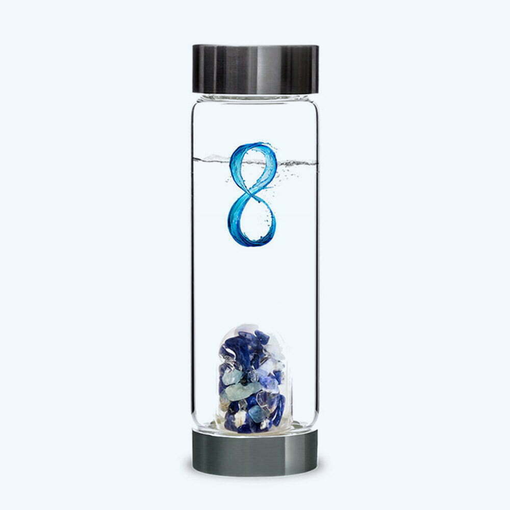 VitaJuwel Infinity Gem Water Bottle ~ Love and Compassion